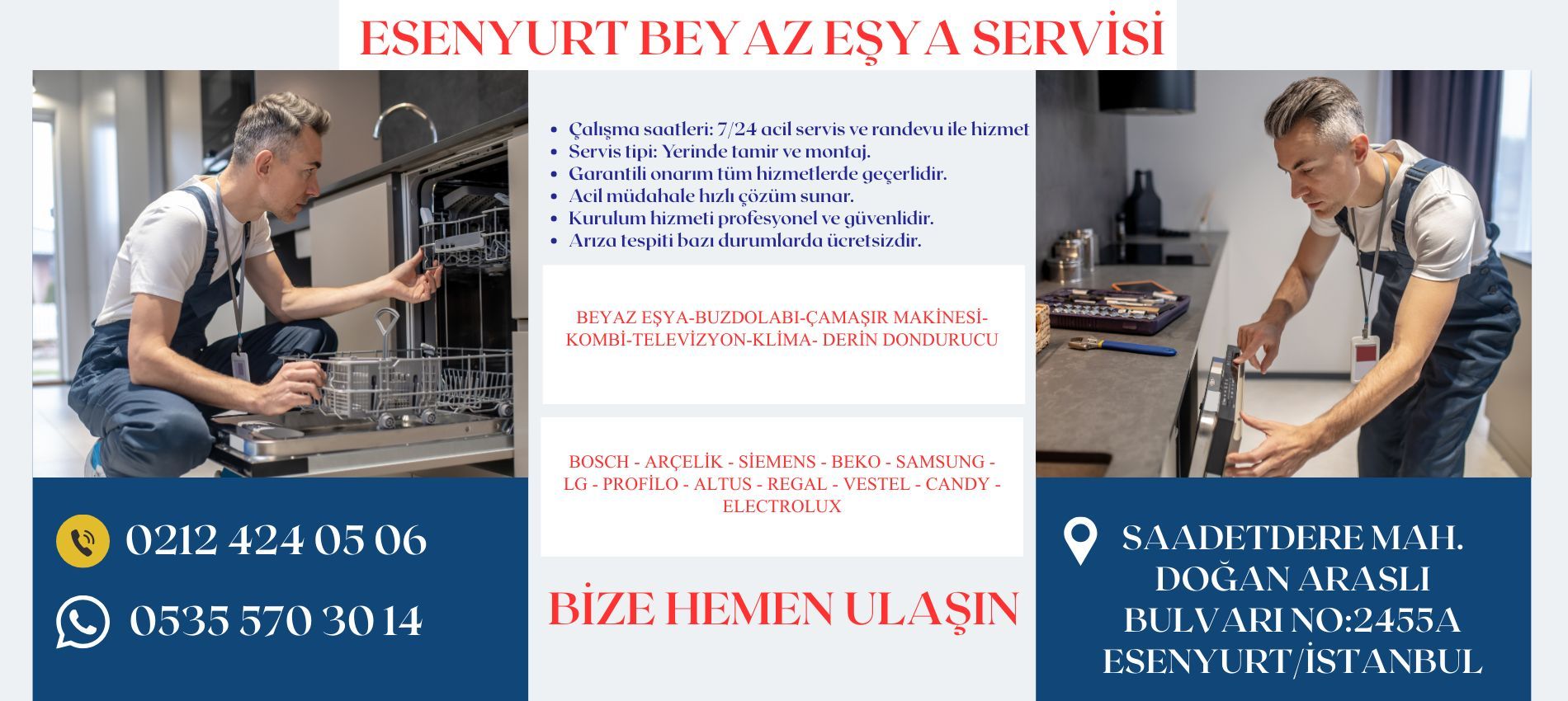 Esenyurt Beyaz Eşya Servisi